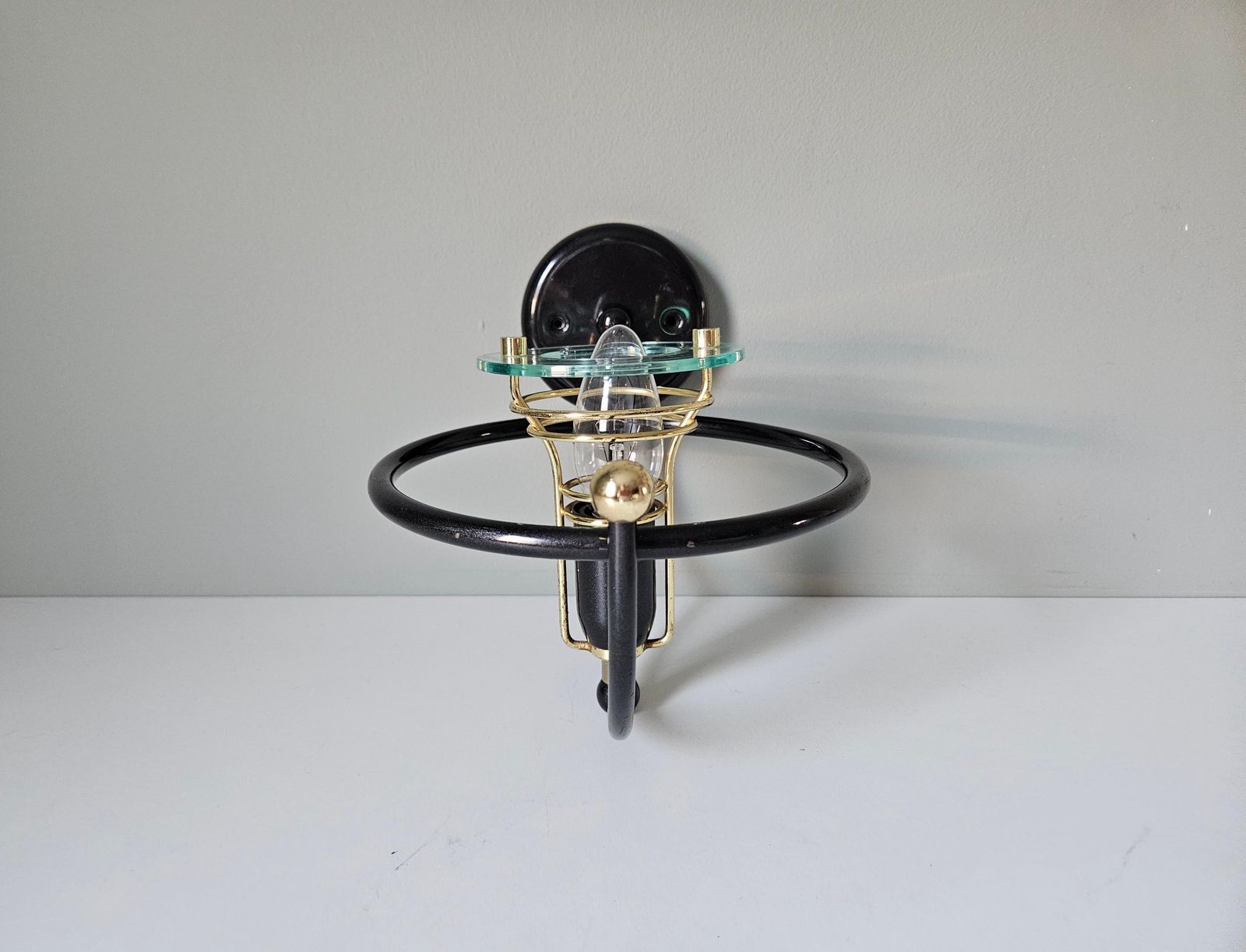 Vintage Wall Lamp / Memphis Style / Modernist Design Spot Light / Sconce / 80's Lamp / Mid Century Modern / Retro Lamp / Post Modern Lamp photo 88.0