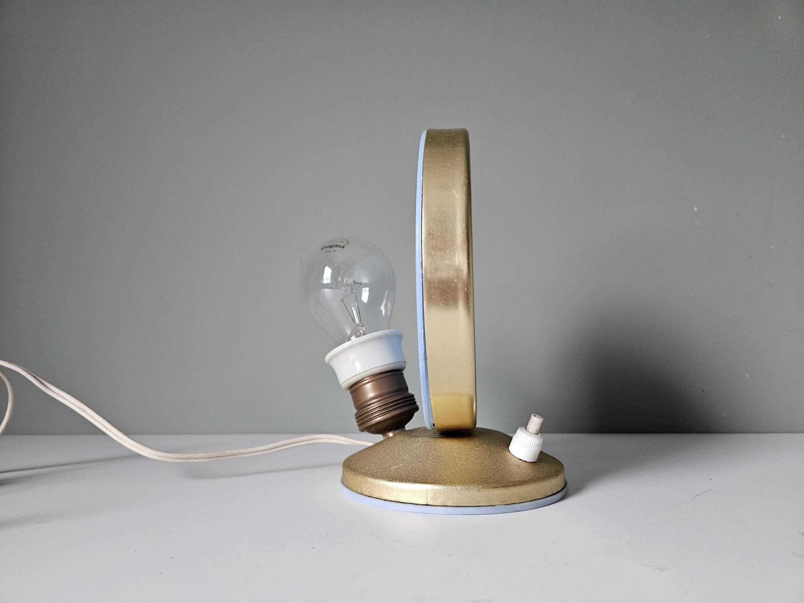 Vintage Bedside Lamp, Parrot Lamp, 60's Table Lamp, Art Deco Lamp,Night Light, Nightstand Lamp, Antique Lamp, Old Lamp photo vinterior