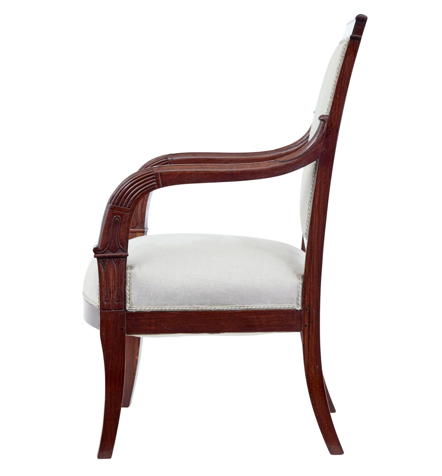 French 7 Piece 19th Century Empire Mahogany Salon Suite photo for sale
