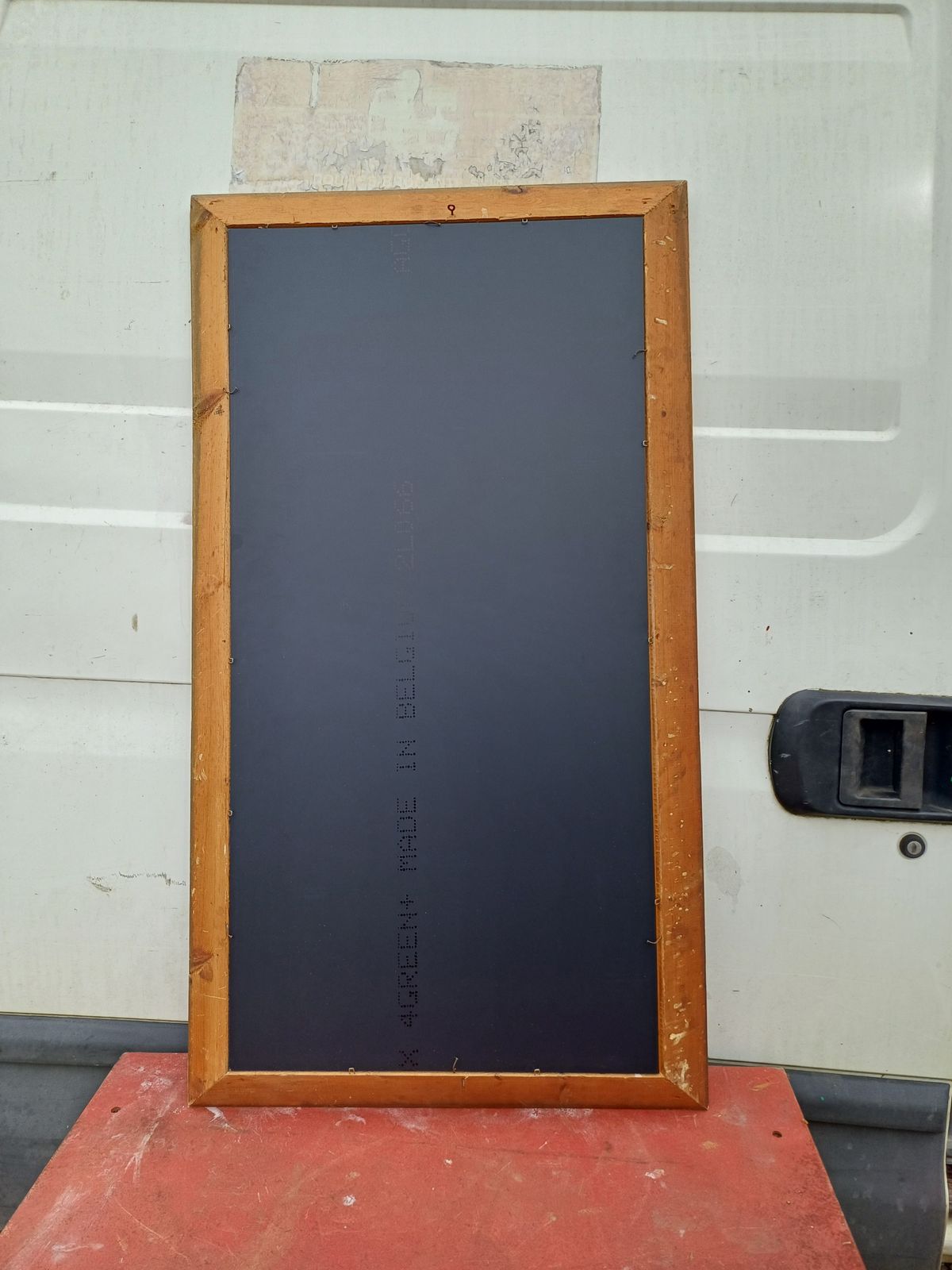 Wood And Gilded Stuk Mirror, Early 20th Century photo vintage