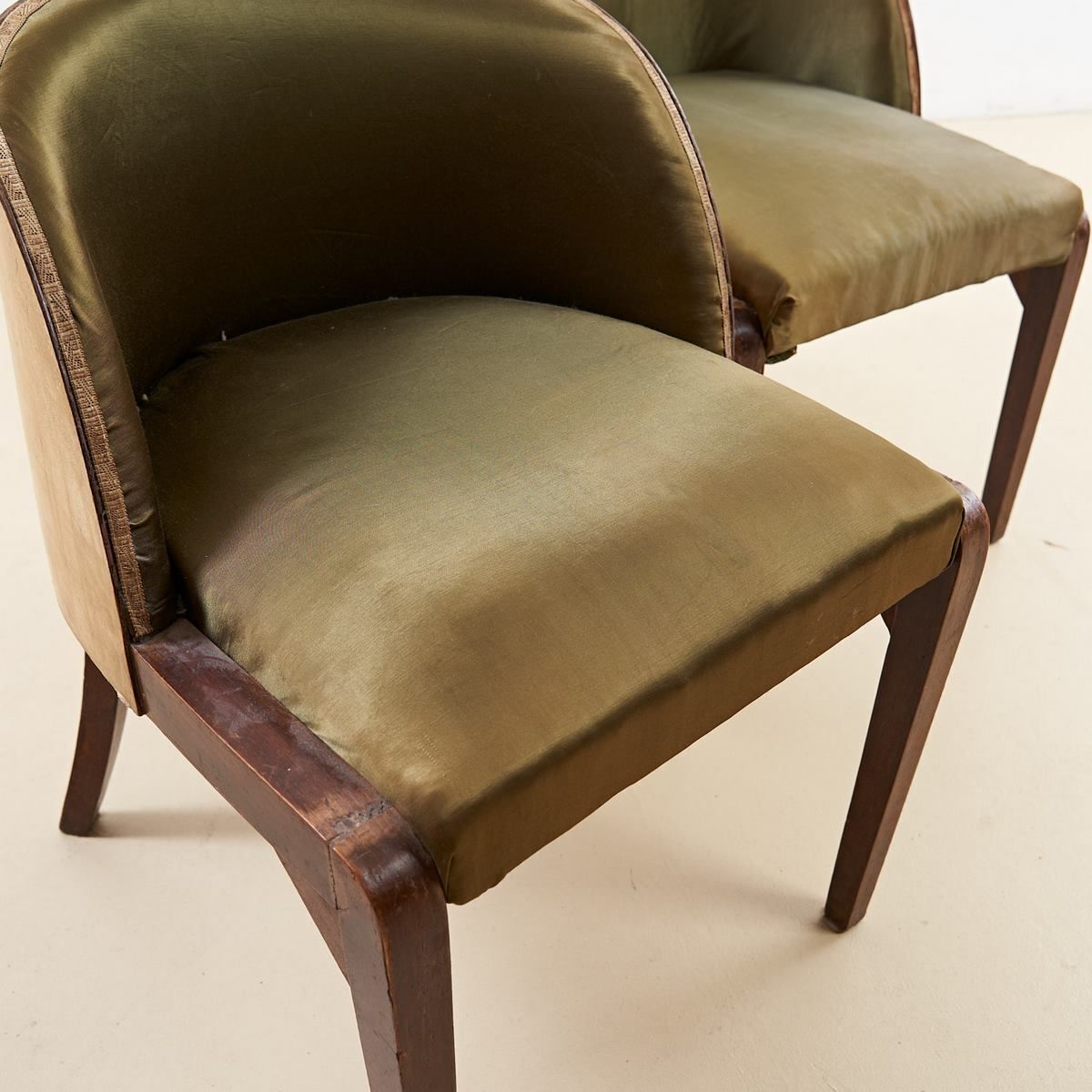 Pair Of Deco Armchairs, 1930s, Vintage photo for sale