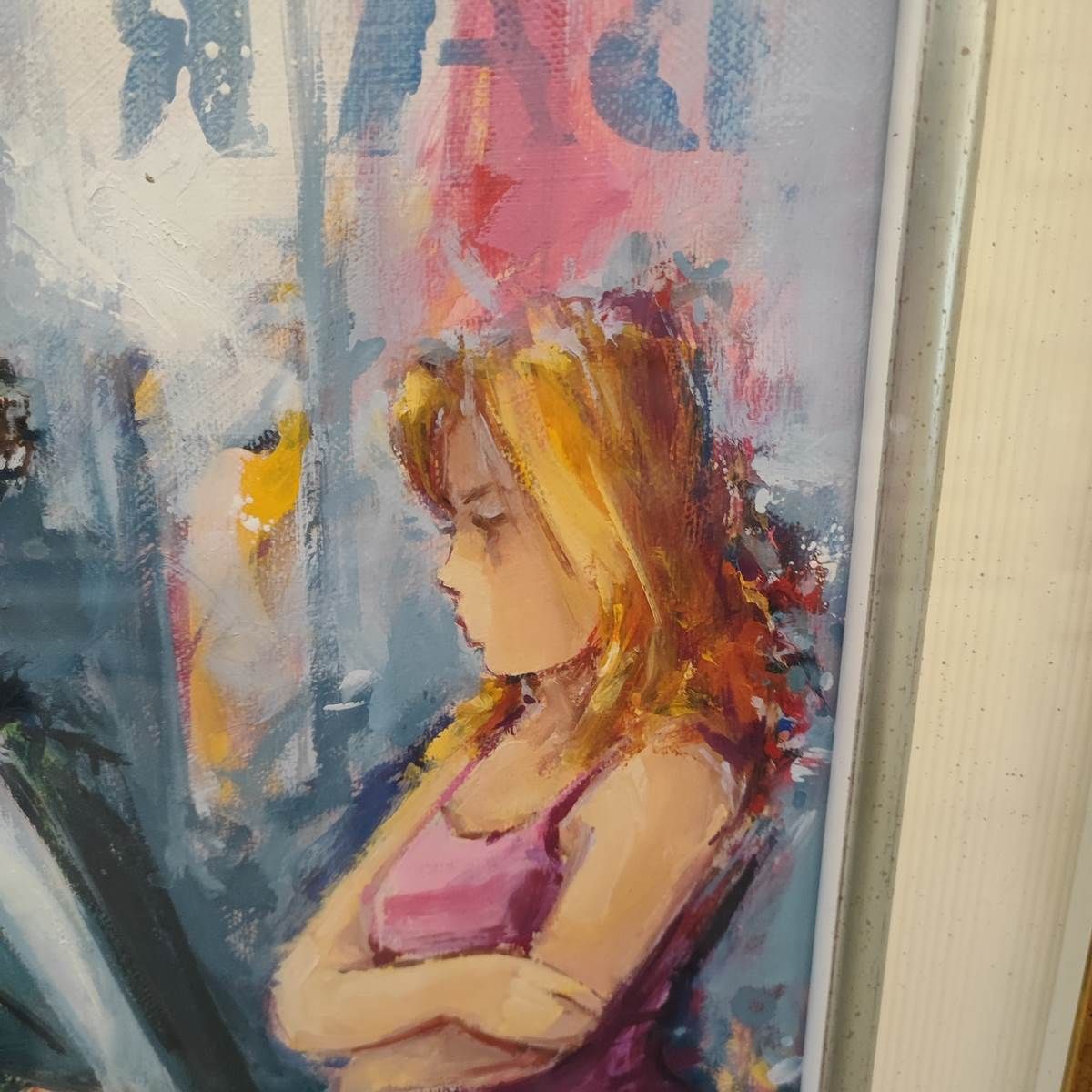 Giuliano Trombini Oil On Canvas 24 X 30 Cm photo furniture