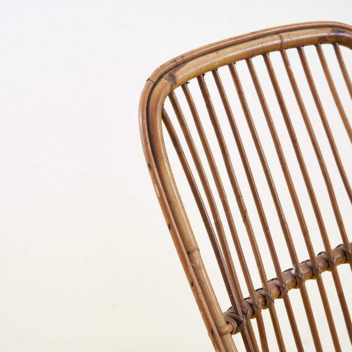 70's Bamboo Armchair, 1970s, Vintage photo Furniture