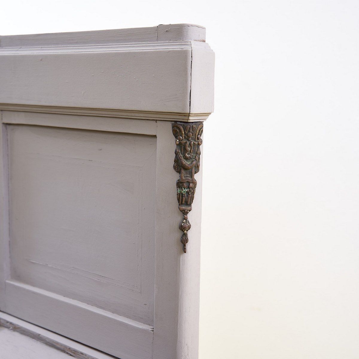 Pair Of Early 1900s Bedside Tables In Dove Grey Wood photo 463.0