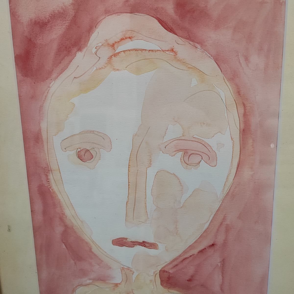 Virgilio Guidi Watercolor On Paper, 25 X 35 Cm photo furniture