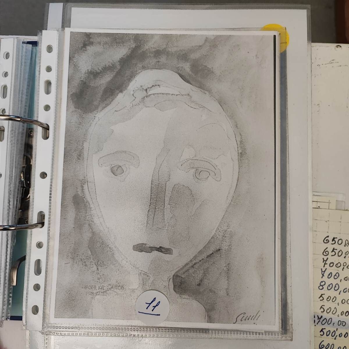 Virgilio Guidi Watercolor On Paper, 25 X 35 Cm photo vinterior