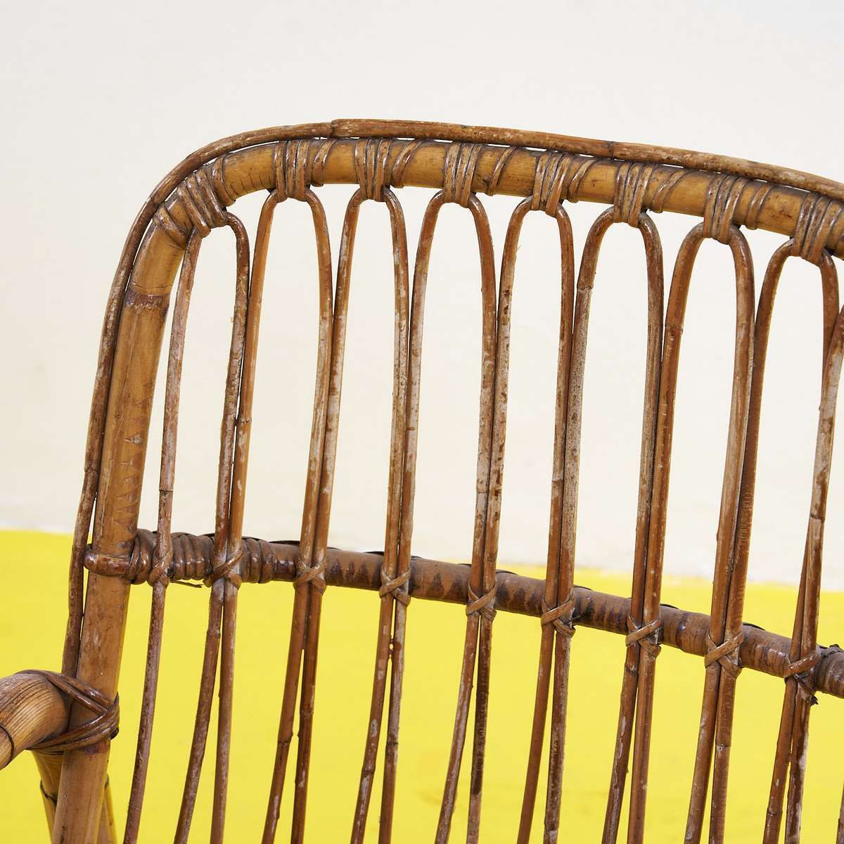 Pair Of 70's Bamboo Armchairs, 1970s photo Furniture