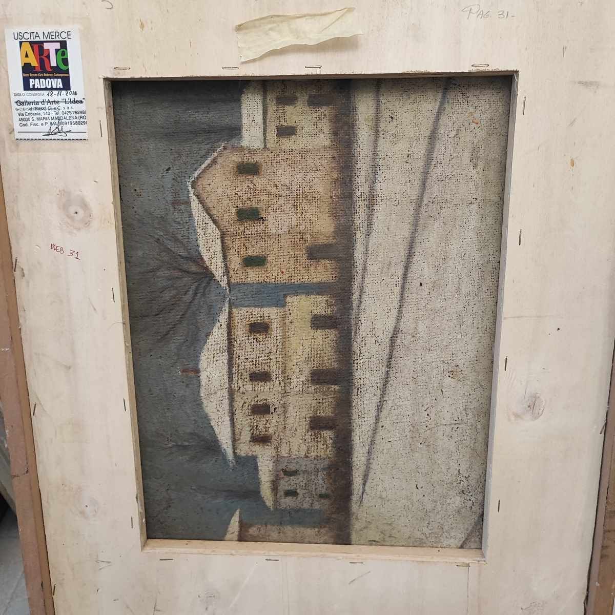 Andrea Raccagni Oil On Canvas 44 X 34 Cm From 1948 photo buy