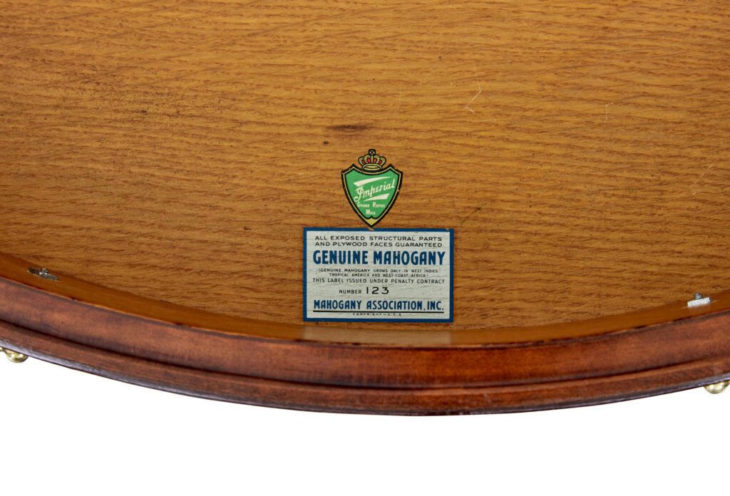 Mid 20th Century American Imperial Mahogany Center Table photo Furniture
