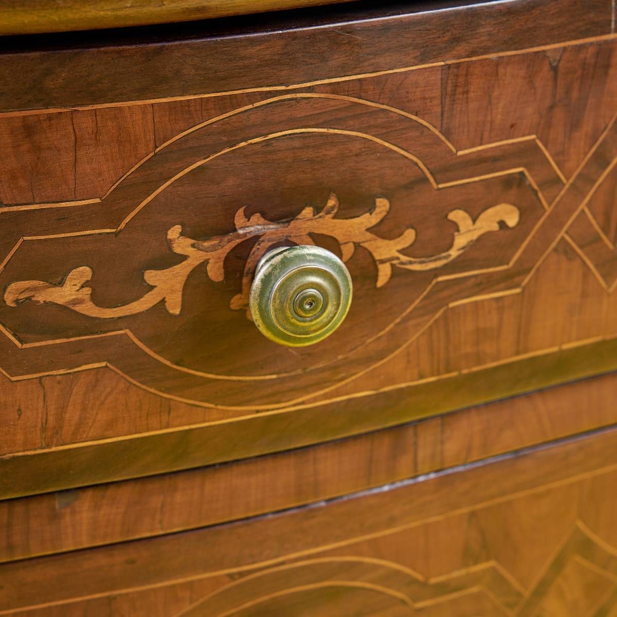 Antique Chest Of Drawers With Inlays photo for sale