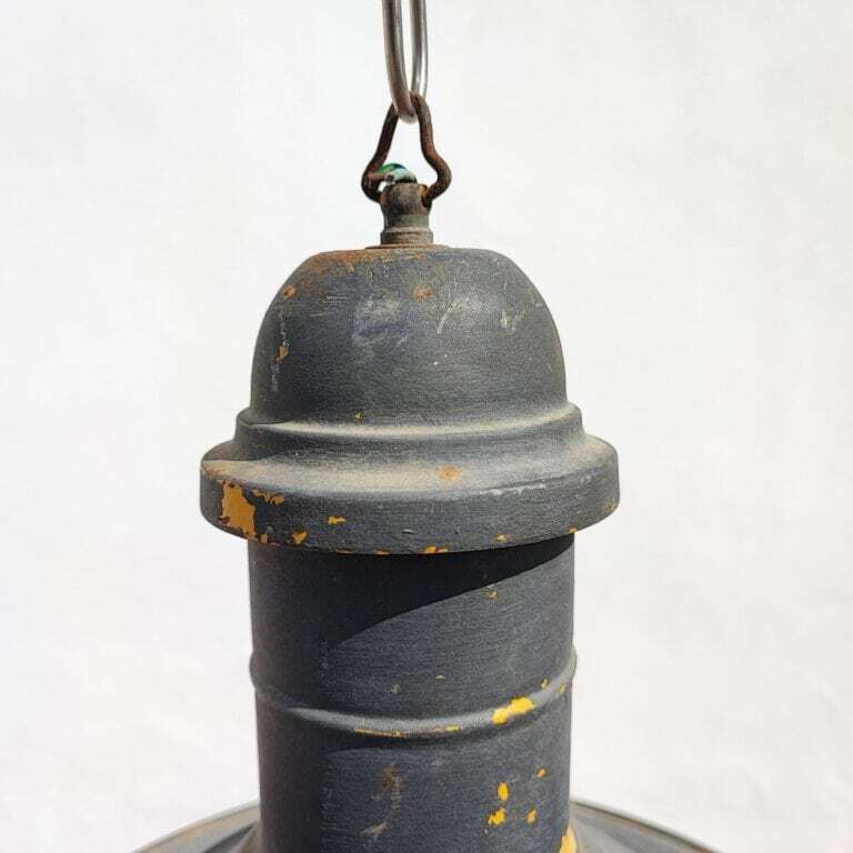 Industrial Chandelier In Metal And Glass photo Lighting
