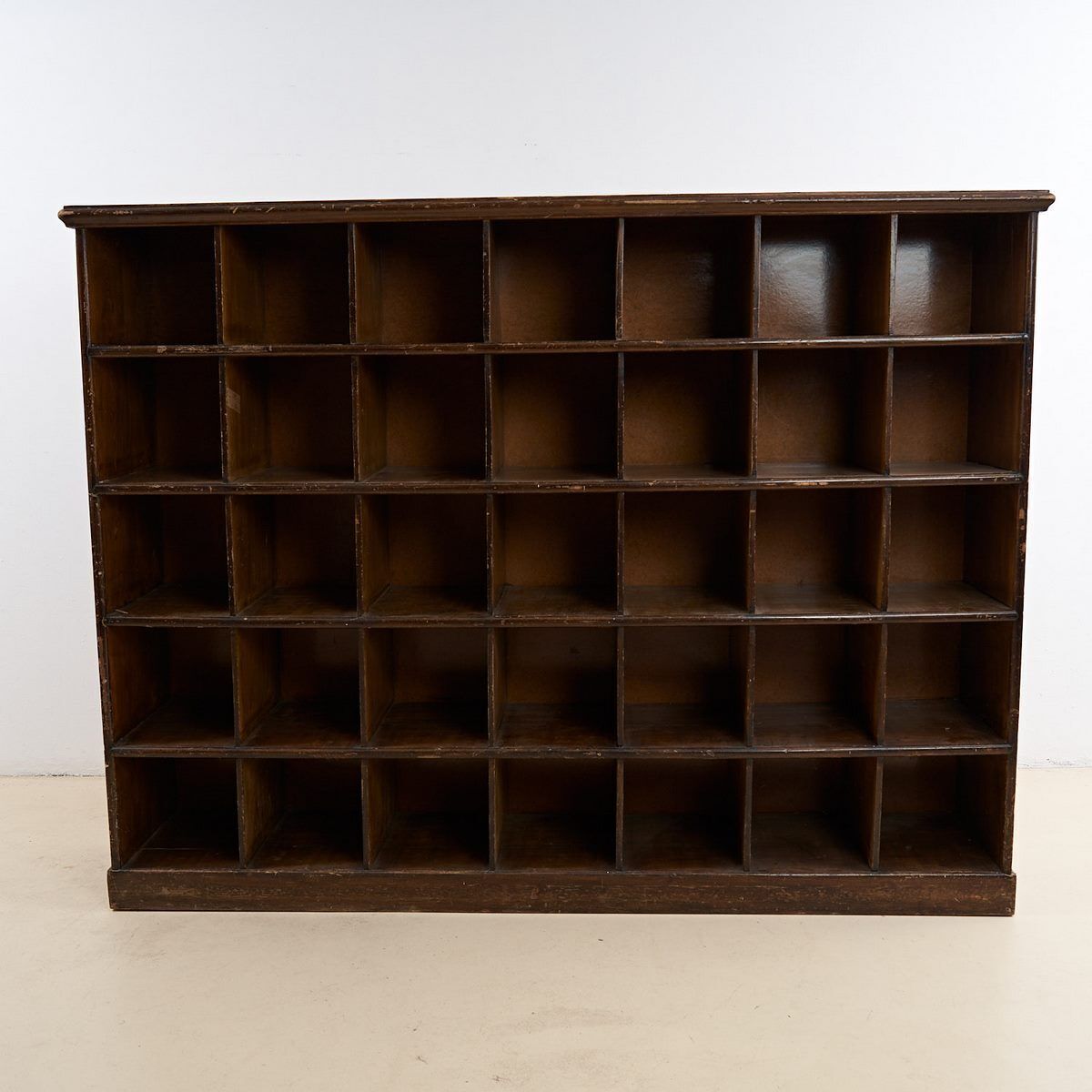 Honeycomb Wooden Bookcase Early 1900s