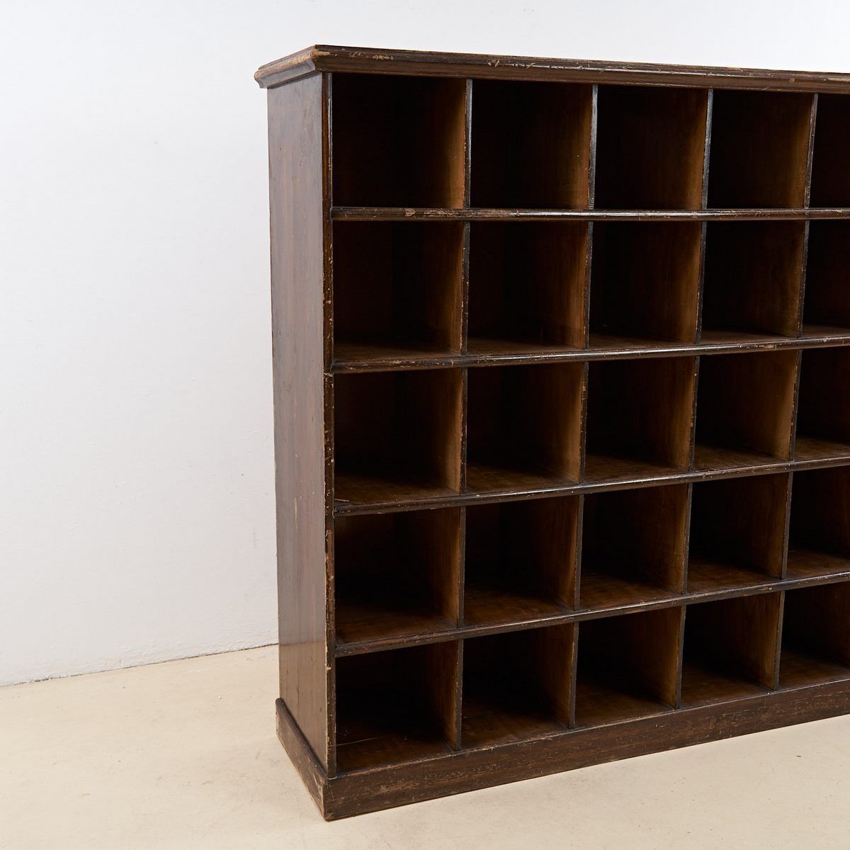 Honeycomb Wooden Bookcase Early 1900s photo furniture