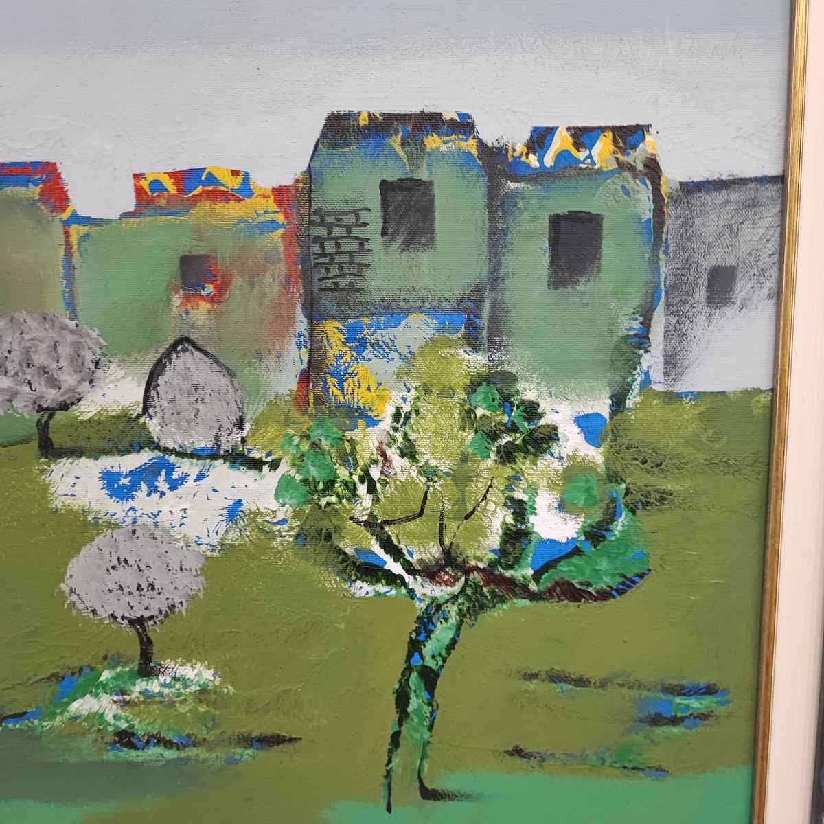 Manilo Baccosi Oil On Canvas 50 X 60 Cm photo Art
