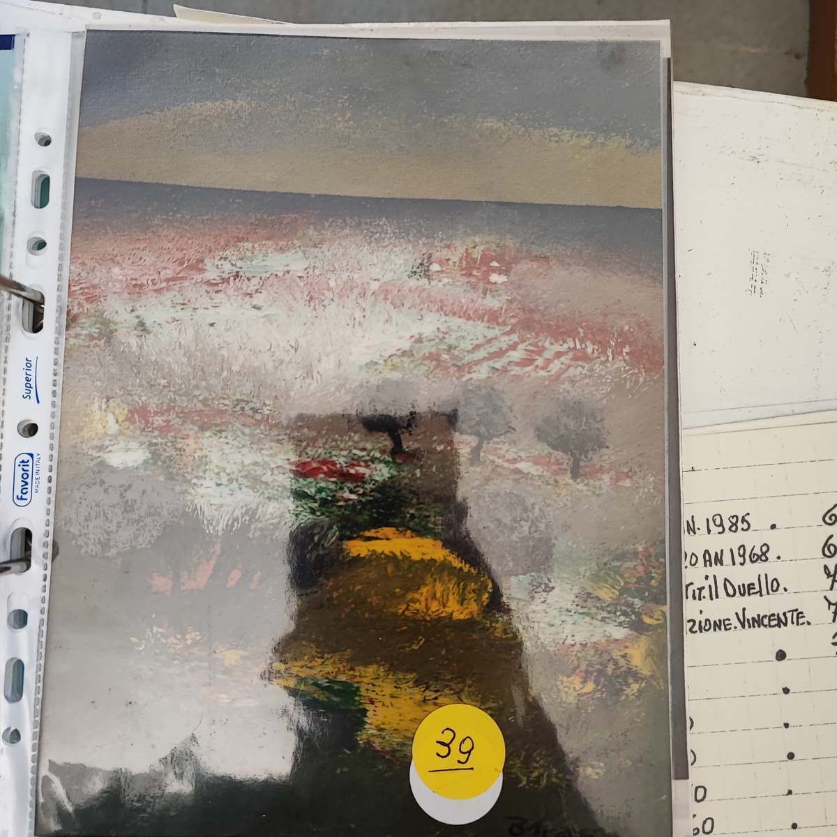Manilo Baccosi Oil On Canvas 40 X 50 Cm photo vintage