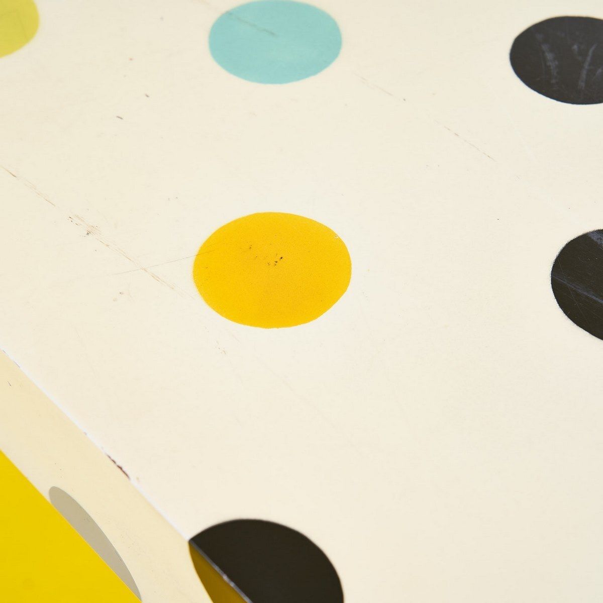photo for sale Design Table In Laminated Wood With Polka Dots, Seletti Piu Damien Hirst