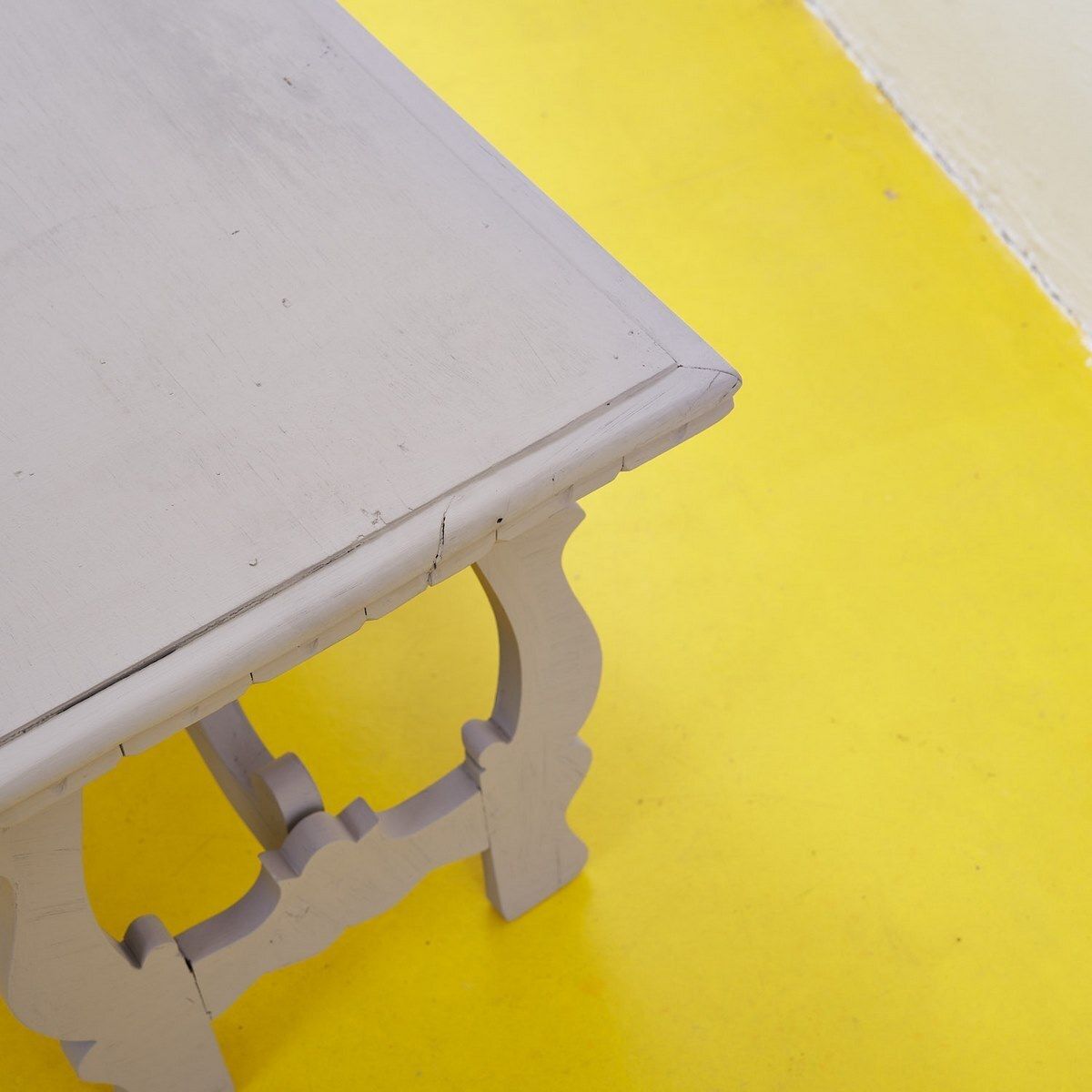 Dove Grey Wooden Coffee Table, 1930s photo Furniture