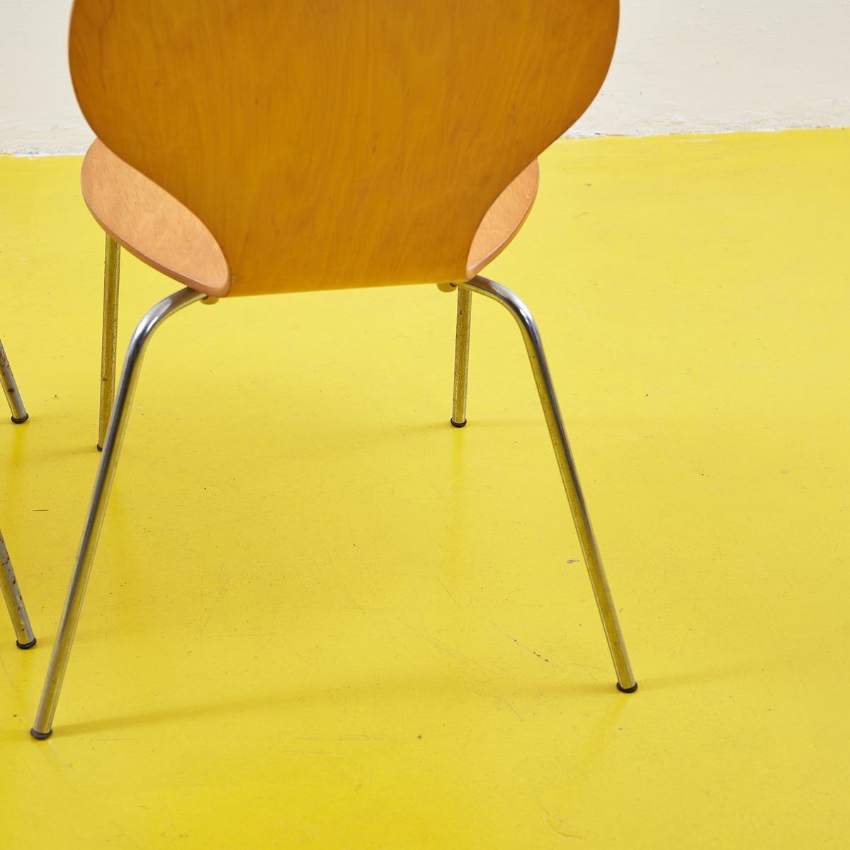 Pair Of Vintage Wooden Chairs, 1970s photo Furniture
