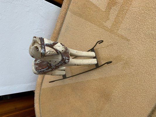 Ivory Wicker Toy Horse photo furniture