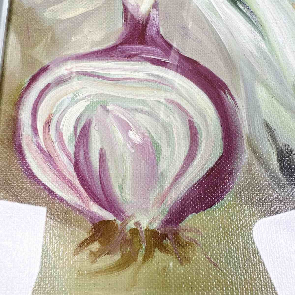 Oil Painting On Canvas Umberto Brandi, Composition photo for sale