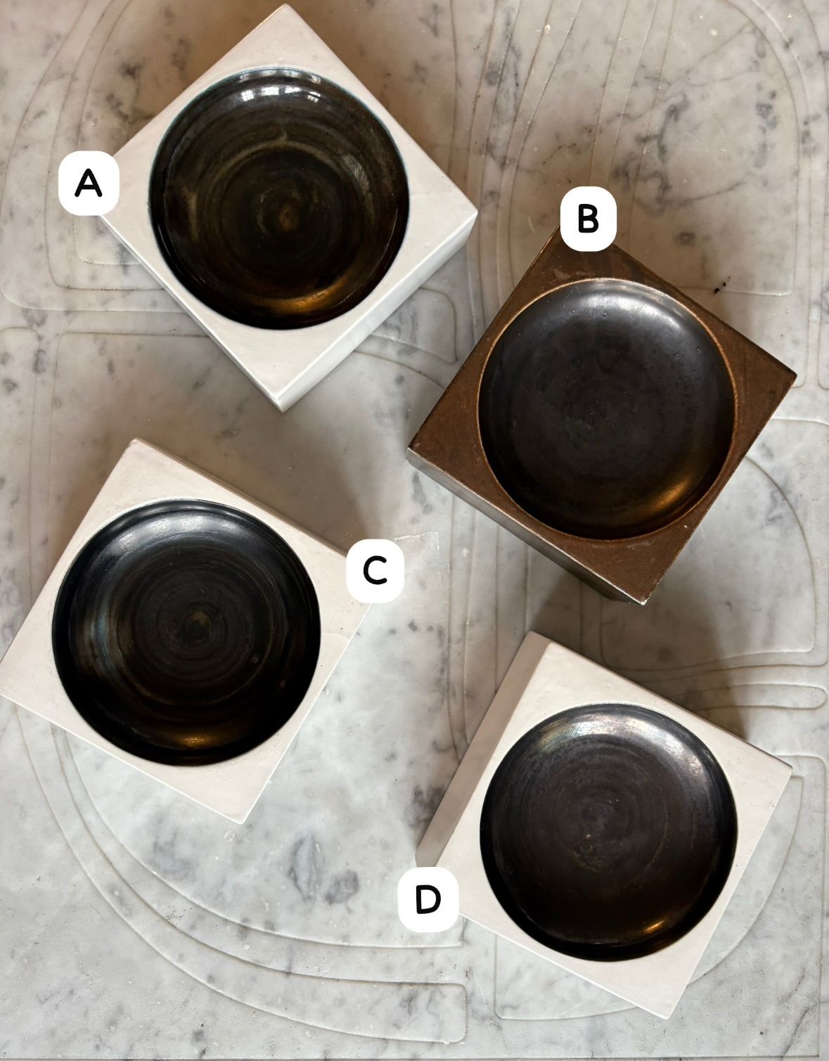 Minimalist Troika Ashtrays (Sold Separately) 1960’s photo furniture