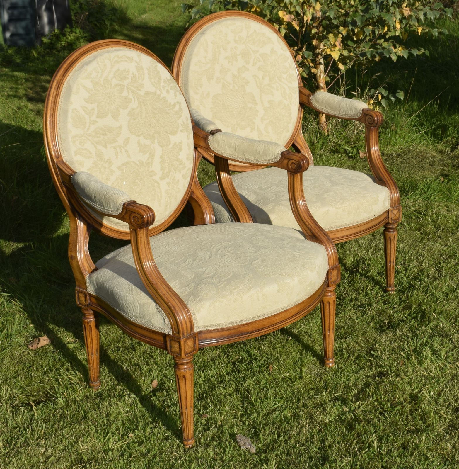 Pair Of French Open Armchairs, 1920s photo 1255.0