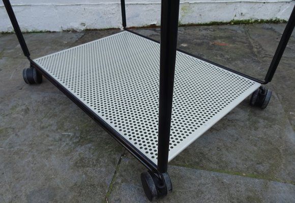 Postmodern Bar Cart Trolley By Tjerk Reijinga For Pilastro, Holland, 1980s photo 475.0