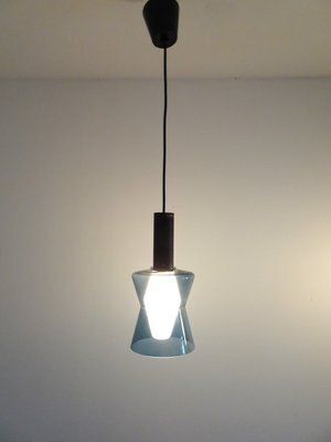 2151.0 K2 135 Lamps In Blue Glass By Tapio Wirkkala For Idman, 1960s, Set Of 2 photo