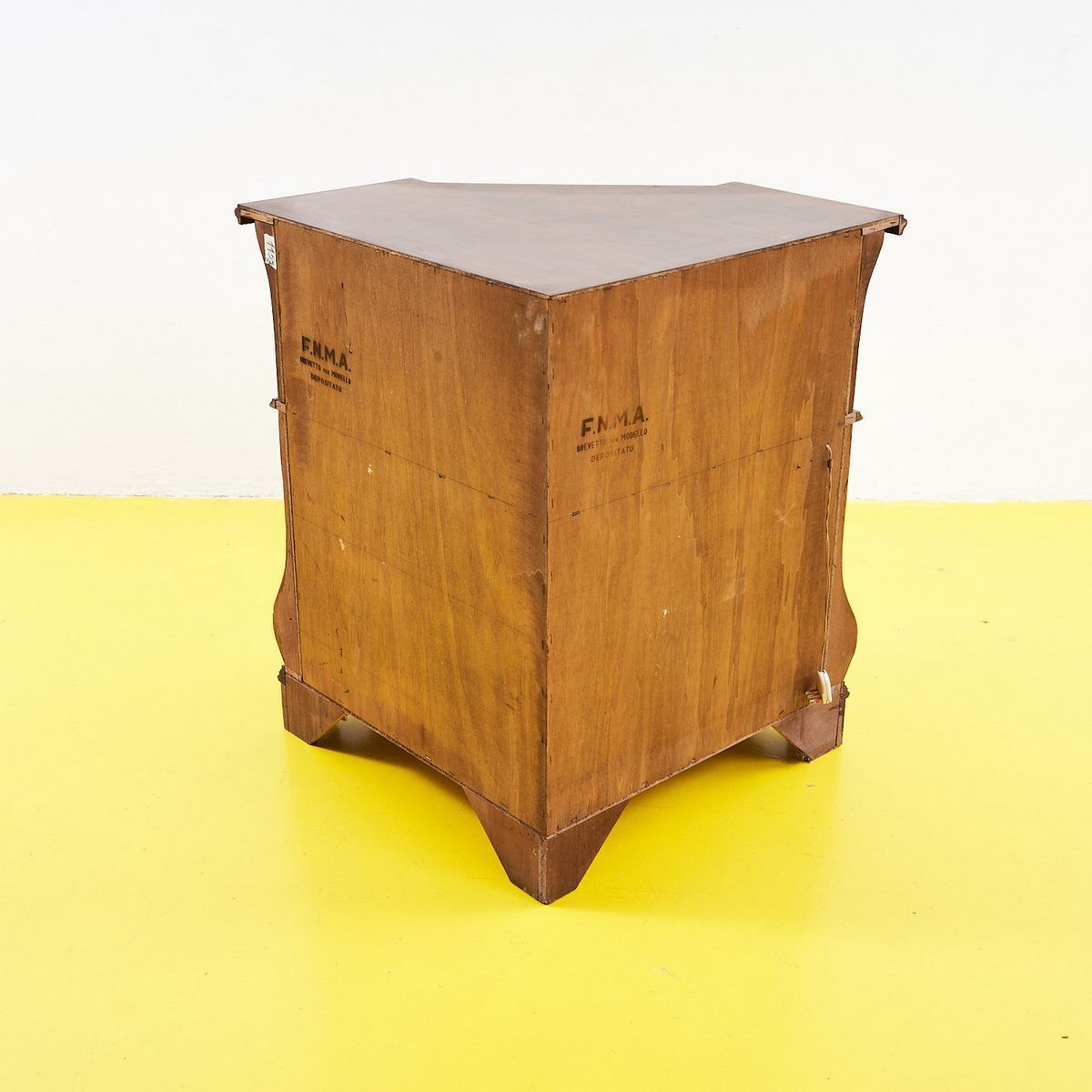 photo furniture Vintage Wooden Corner Cabinet, 1970s