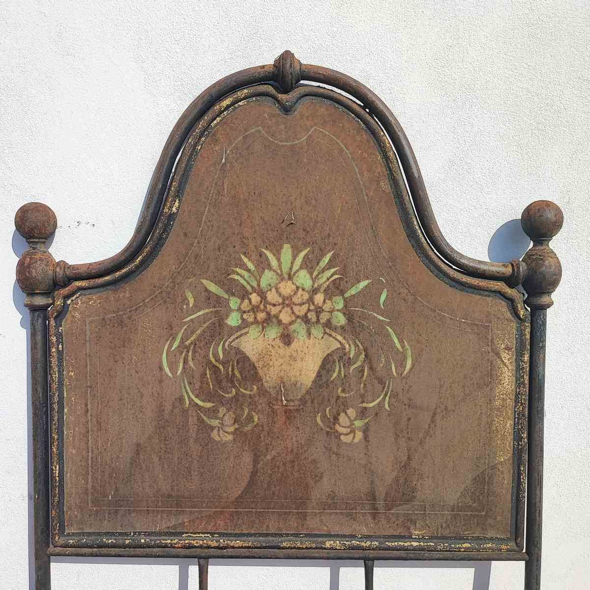 Vintage Wrought Iron Bed photo Furniture