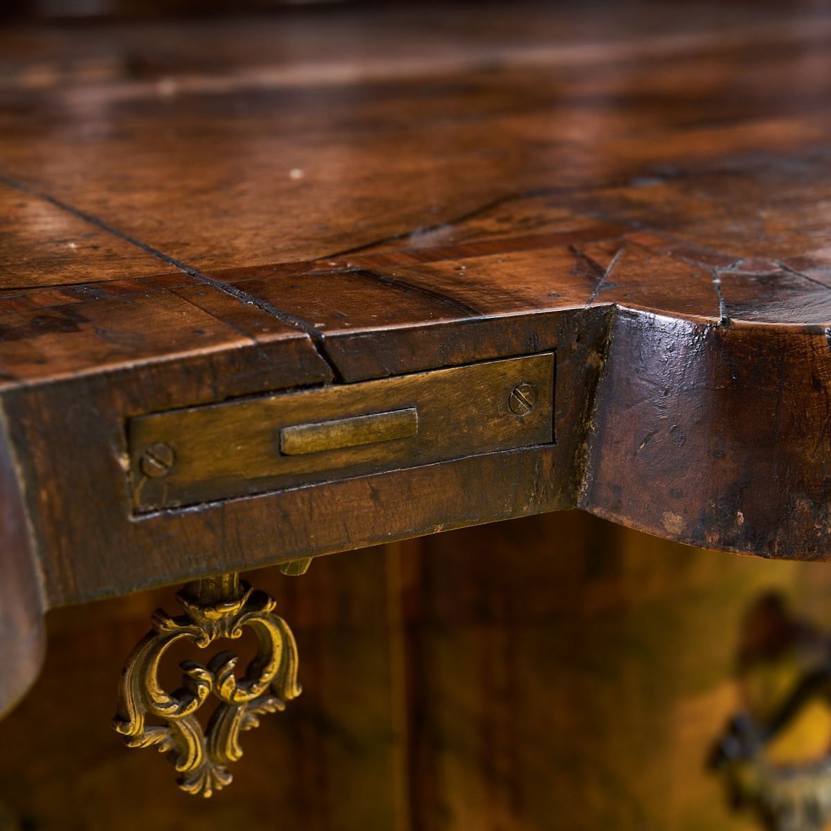 Early 1900s Walnut Veneered Troumeau photo Furniture