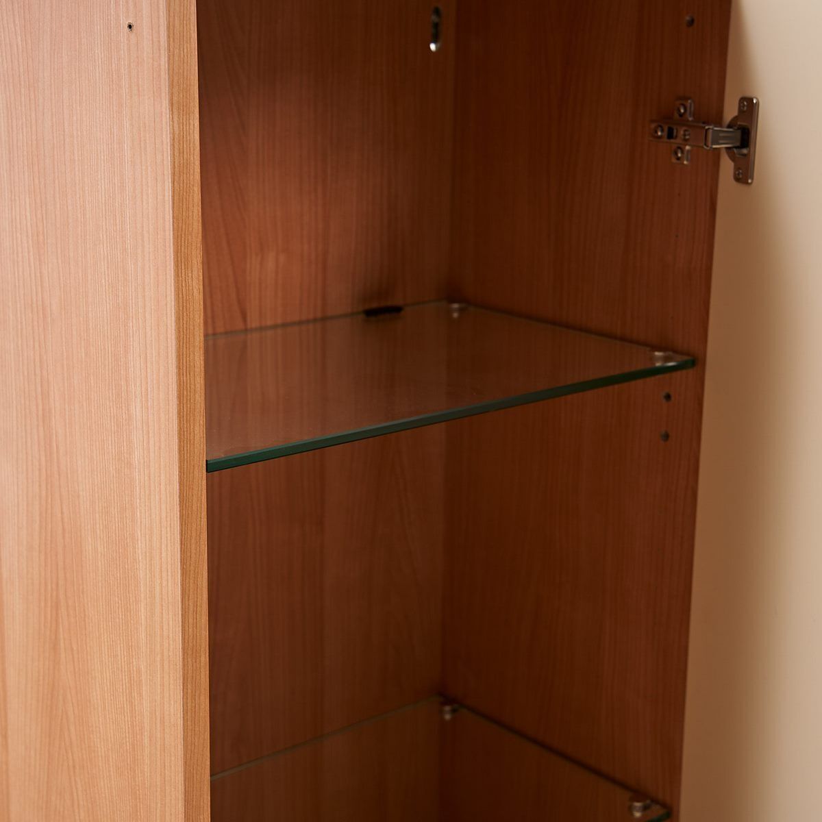 Wall Unit With High Resistance Glass Shelves photo Furniture