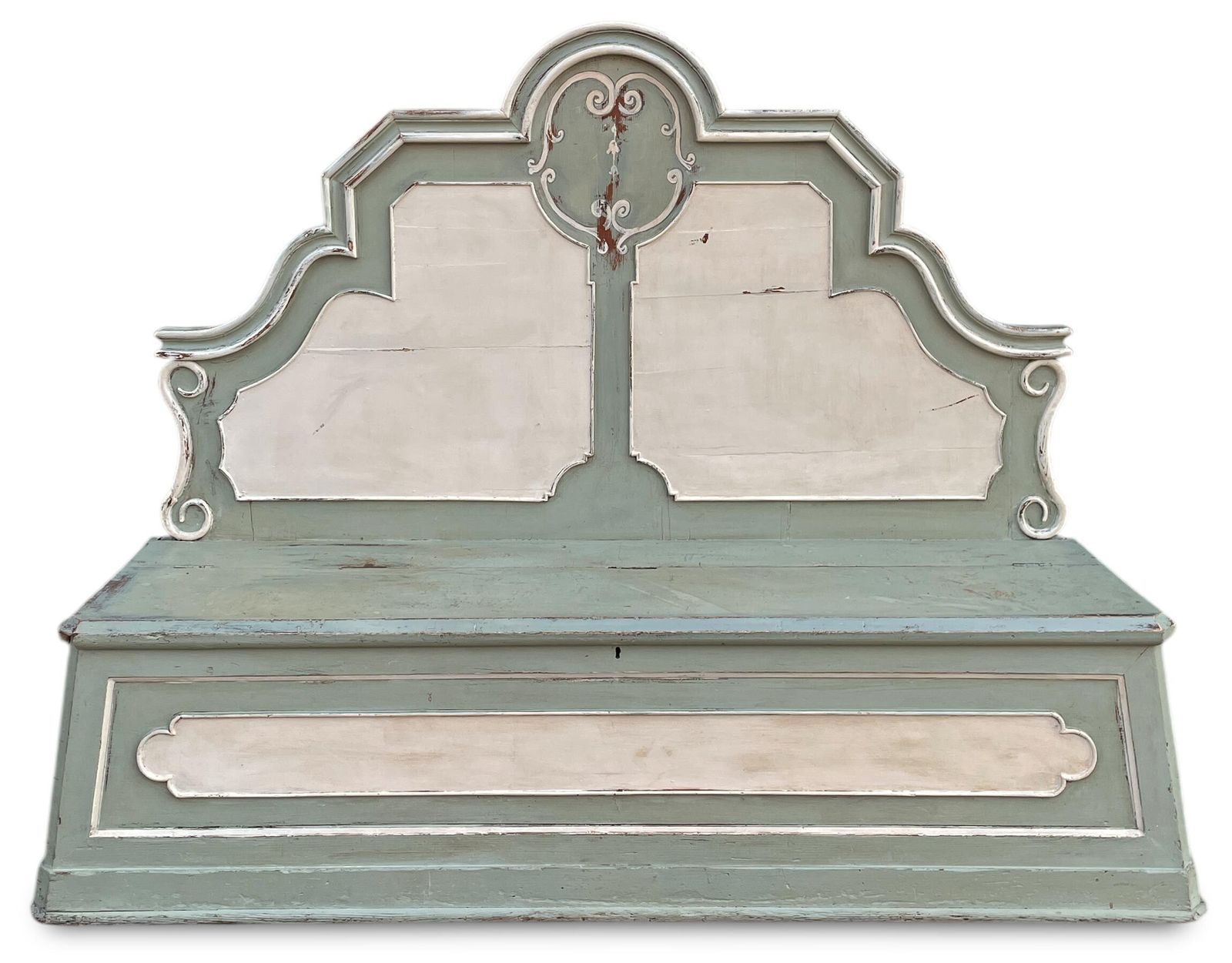 Italian Painted Hall Bench