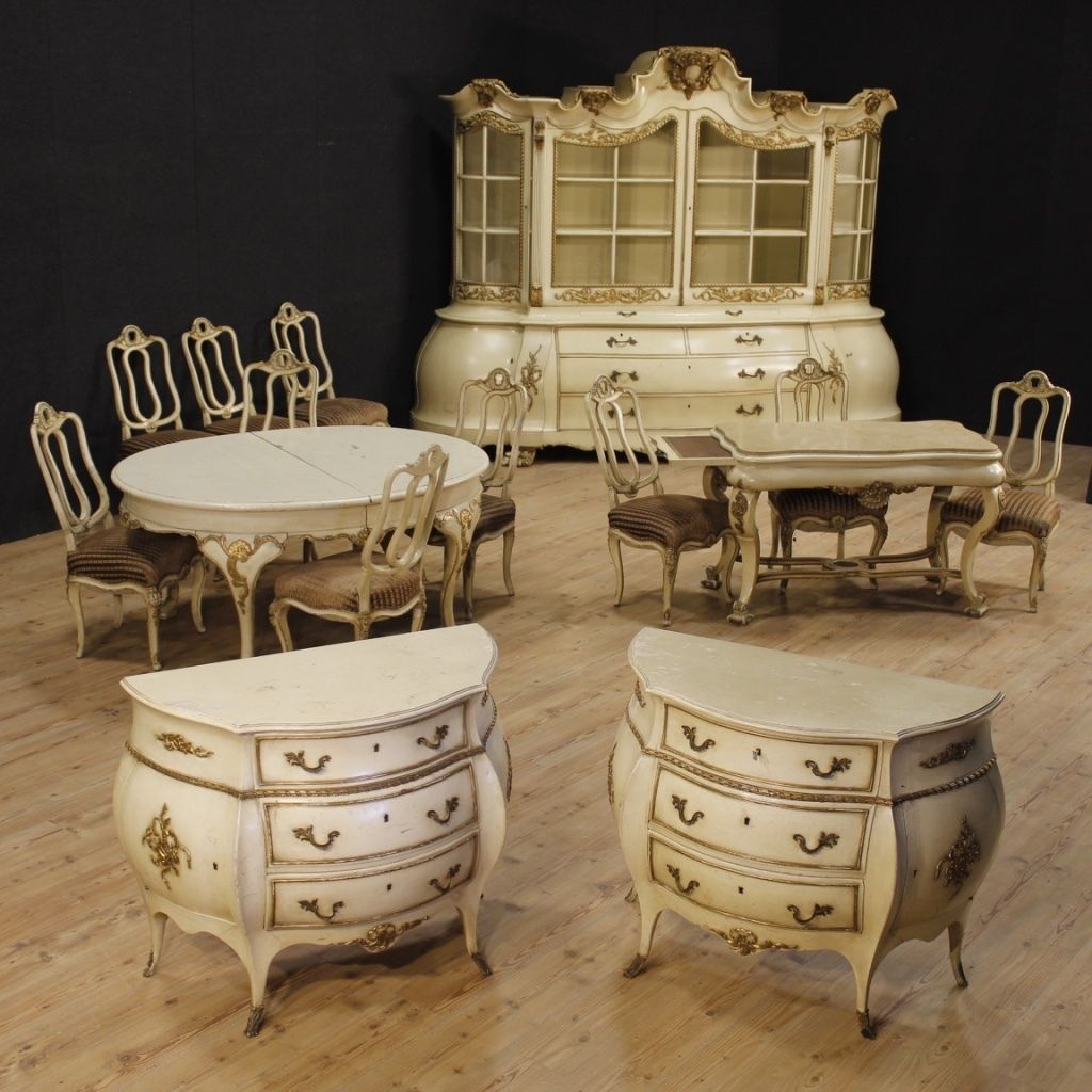 Dutch Lacquered And Gilded Table With Marble Top photo for sale