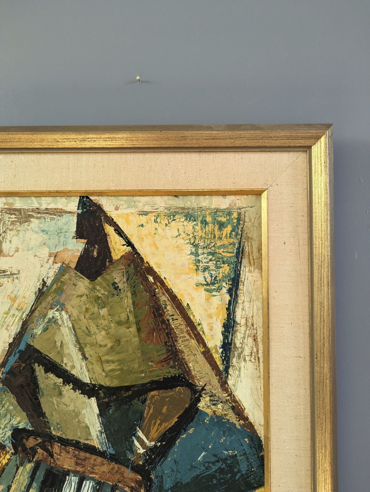 Geometric Gathering Oil Painting photo buy