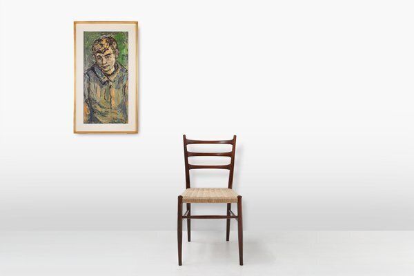 Jan Vandekerckhove, Child, 1966, Oil On Canvas, Framed photo furniture
