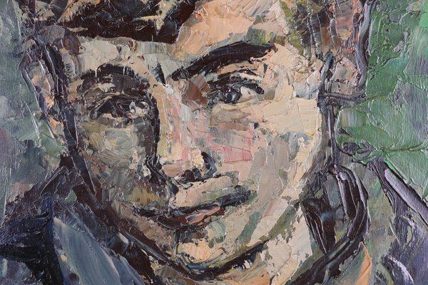 Jan Vandekerckhove, Child, 1966, Oil On Canvas, Framed photo Art