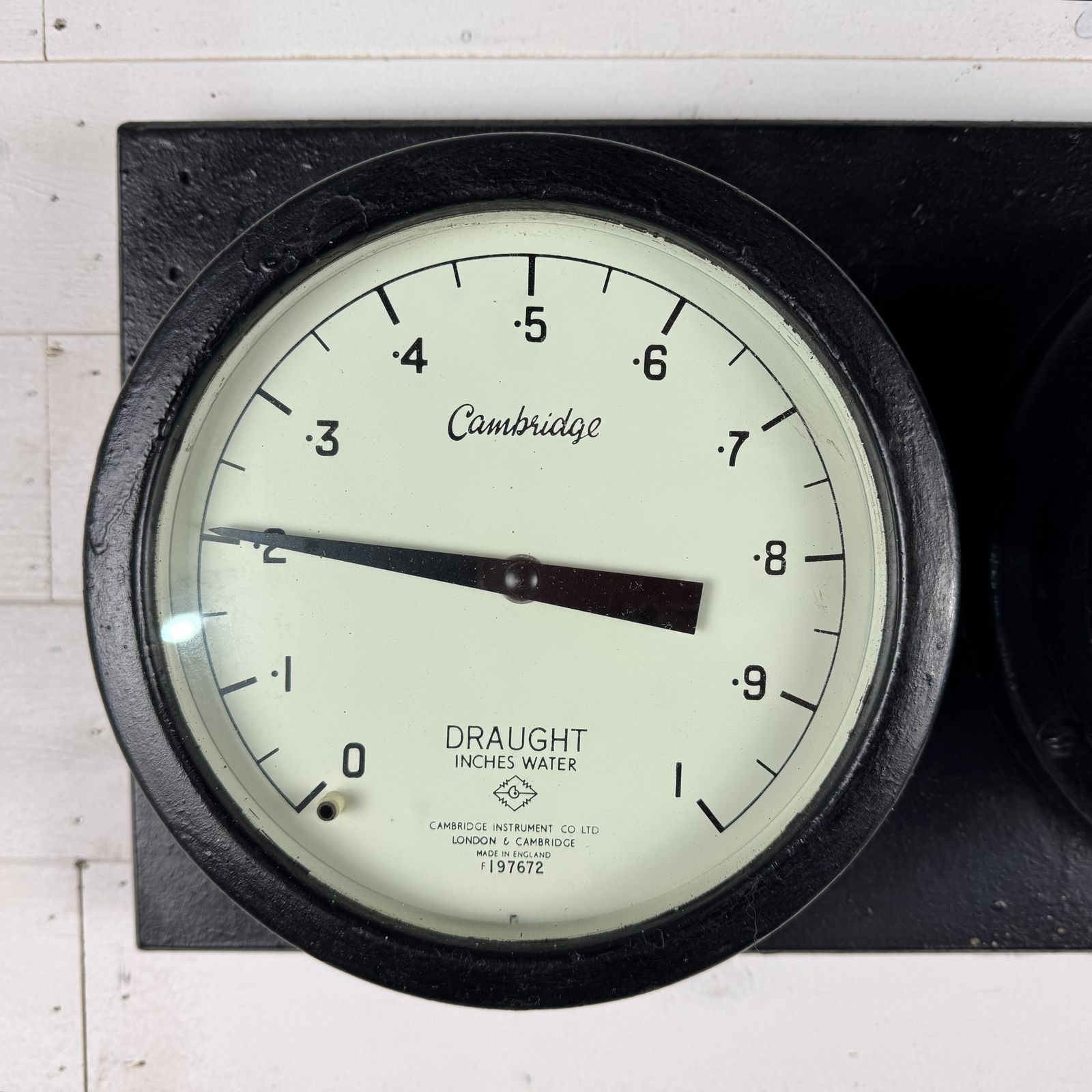 Pair Of Vintage Industrial Cambridge Water Gauges photo 340.0