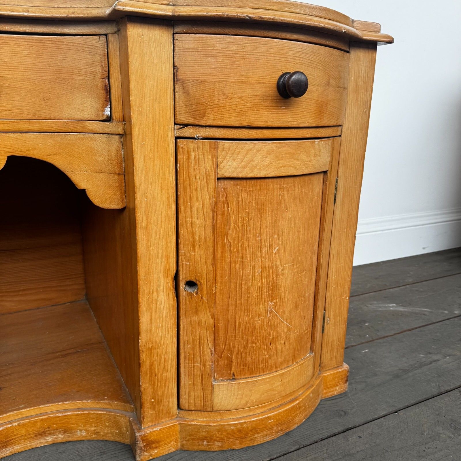photo for sale High Quality Rare Antique Victorian Pine Washstand With Mirror