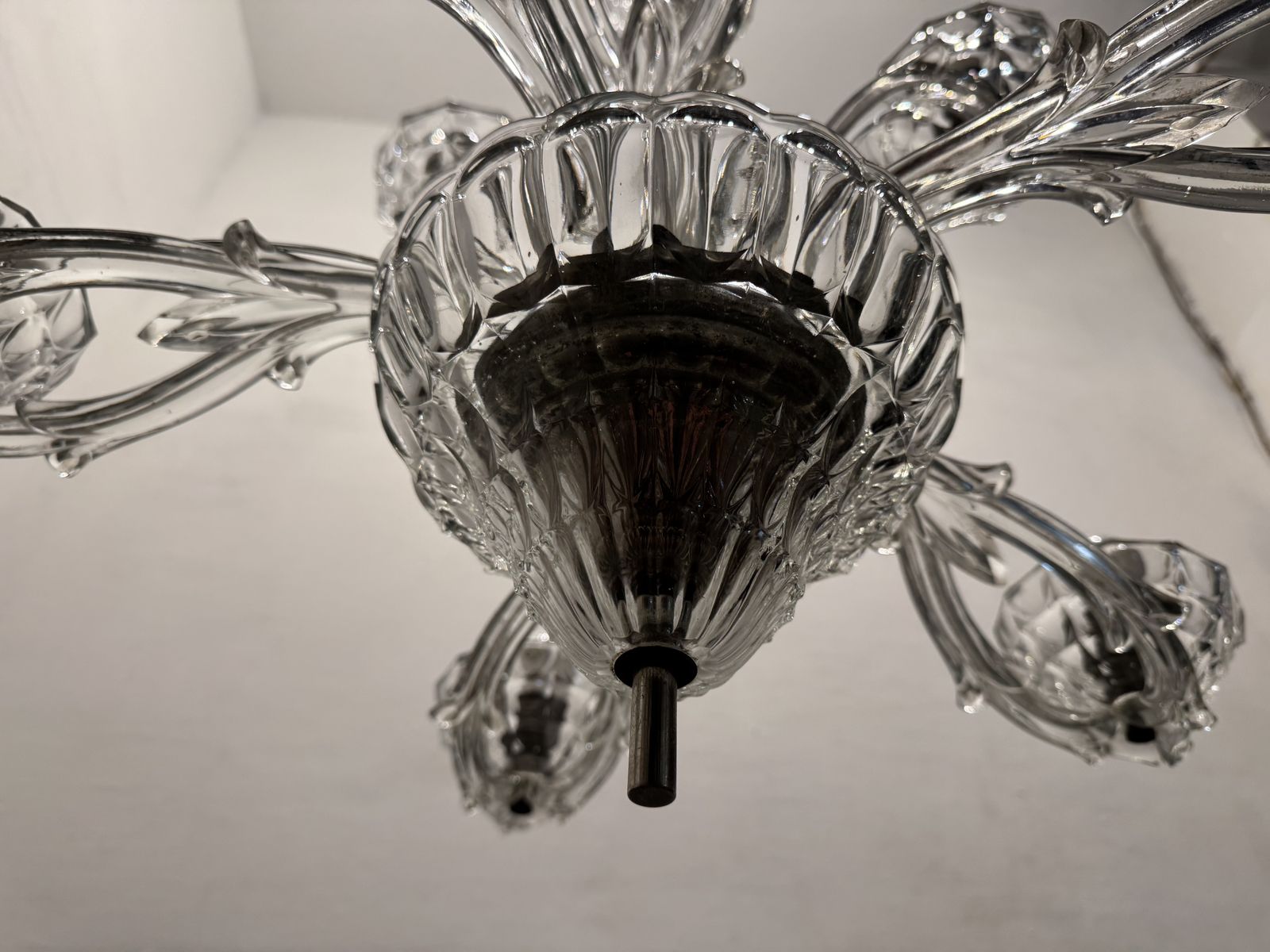 photo vinterior Art Deco Murano Glass Barovier Chandelier 1940’s