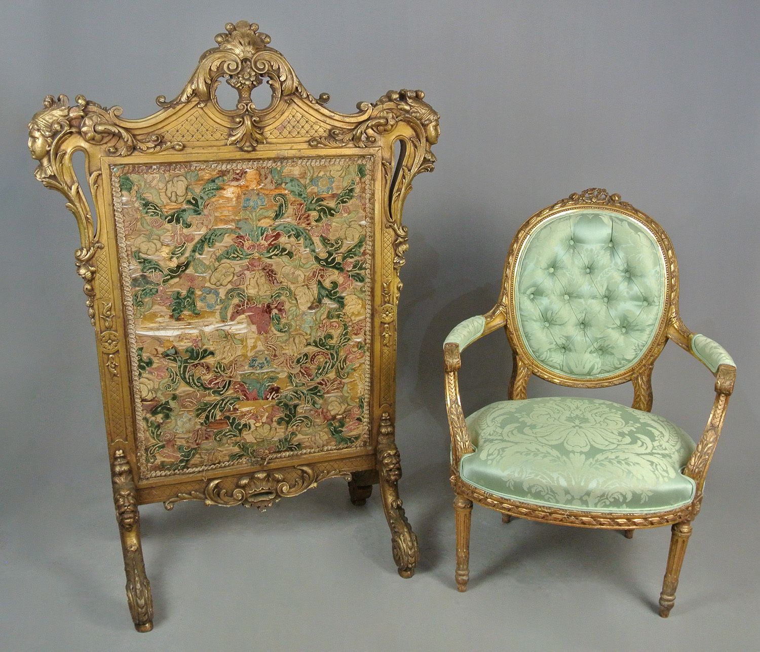 Home Decor Exemplary George II Carved Giltwood Firescreen In The Manner Of William Kent C. 1730 photo