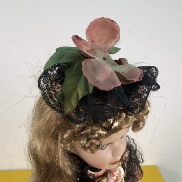 photo furniture Elegant Vintage Doll With Ceramic Parts