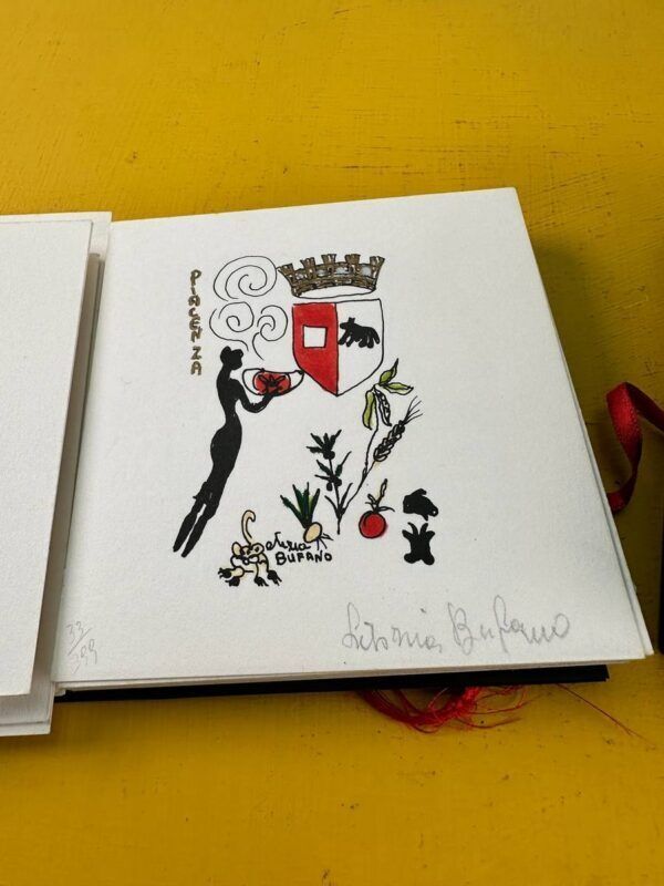 Book Box The Plate For Friendship In The World, Letizia Bufano Dossier Art photo for sale