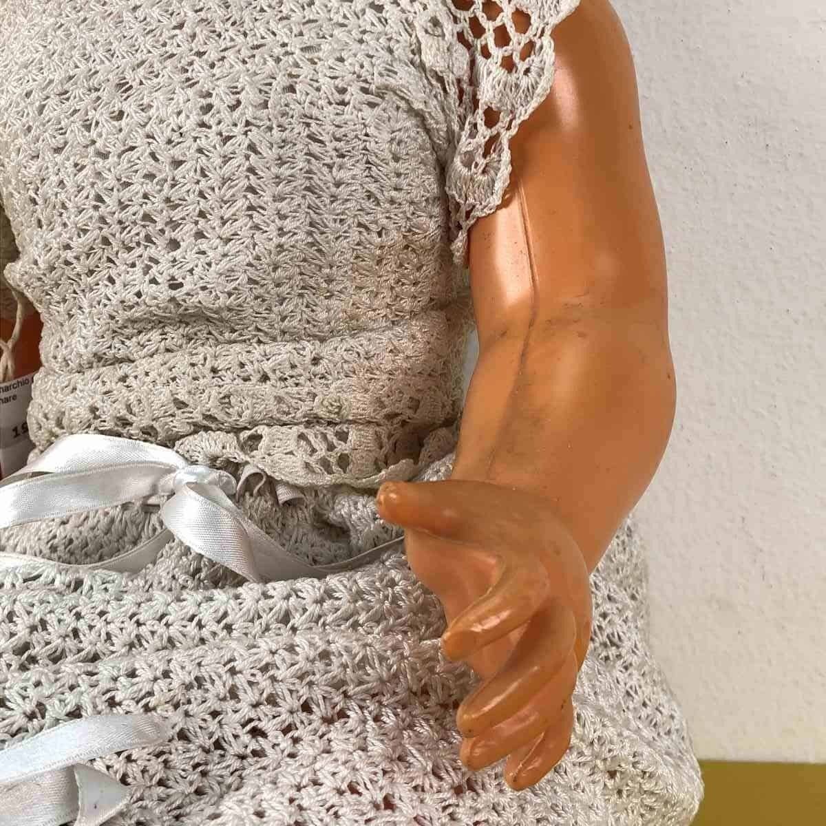 60's Doll With Prev Lamp Brand Made In Italy To Be Fixed photo for sale