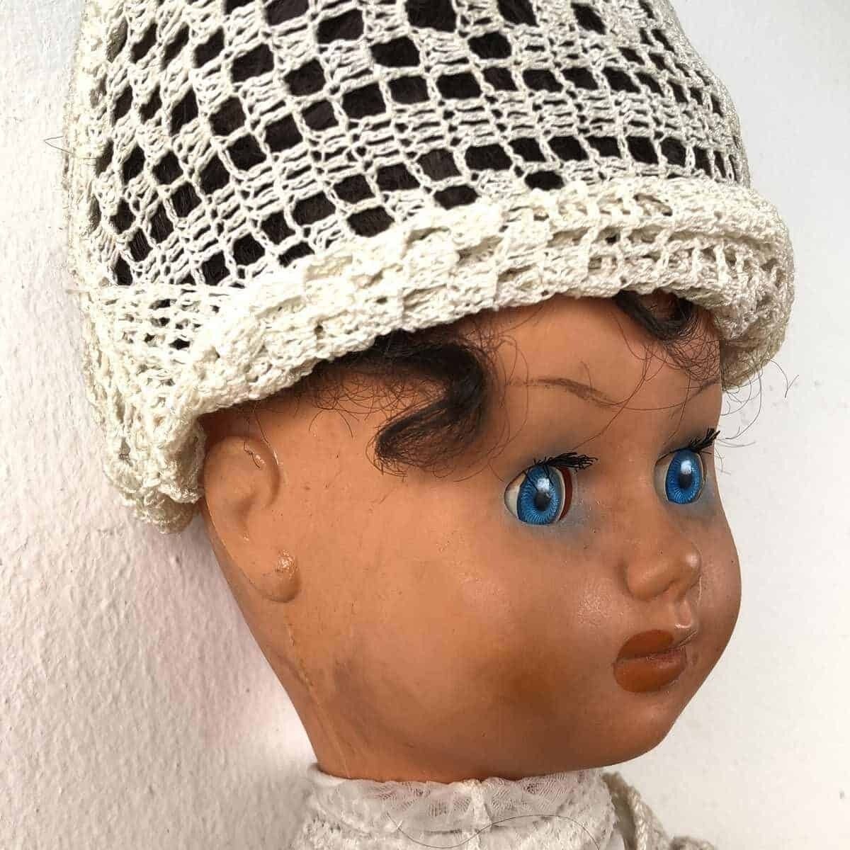 60's Doll With Prev Lamp Brand Made In Italy To Be Fixed photo Home Decor