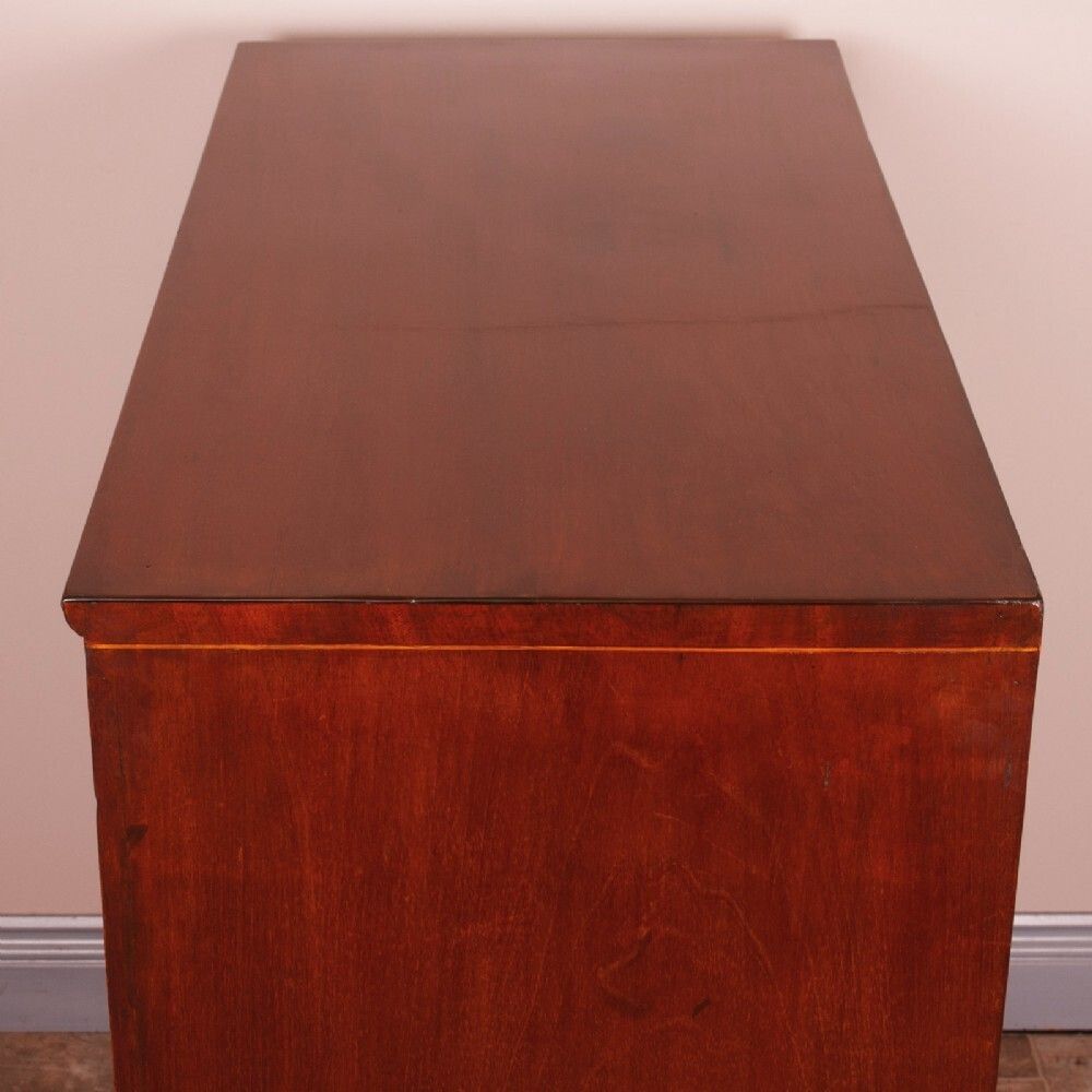 photo for sale 19th Century Compact Mahogany Chest Of Drawers
