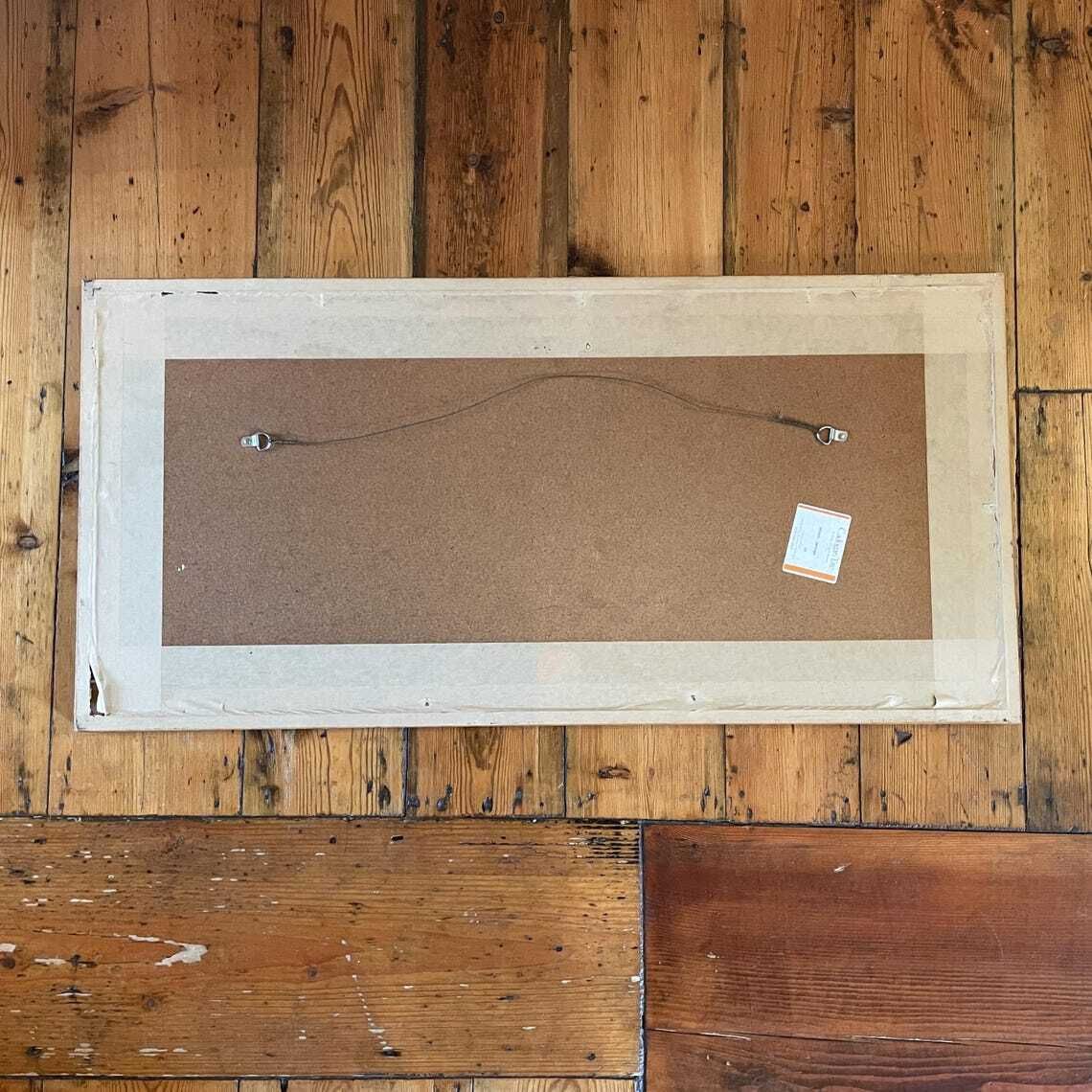 photo for sale Antique Abstract Art Hand Painted Torso Body Picture Paper Vintage Framed Wood  Original Art Work Rectangle Landscape Paper Old Lady