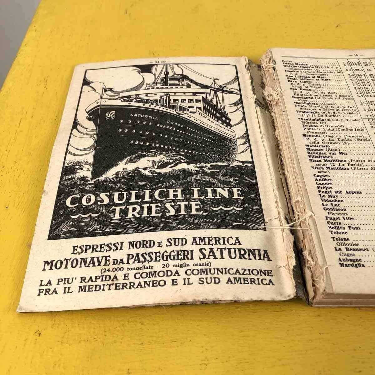 Guide Books Of The Italian Major Communication Roads Of The 30s, 3 Pieces photo furniture