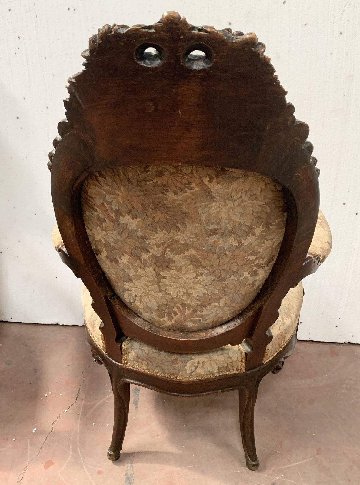Richly Carved Napoleon III Ceremonial Armchair photo for sale