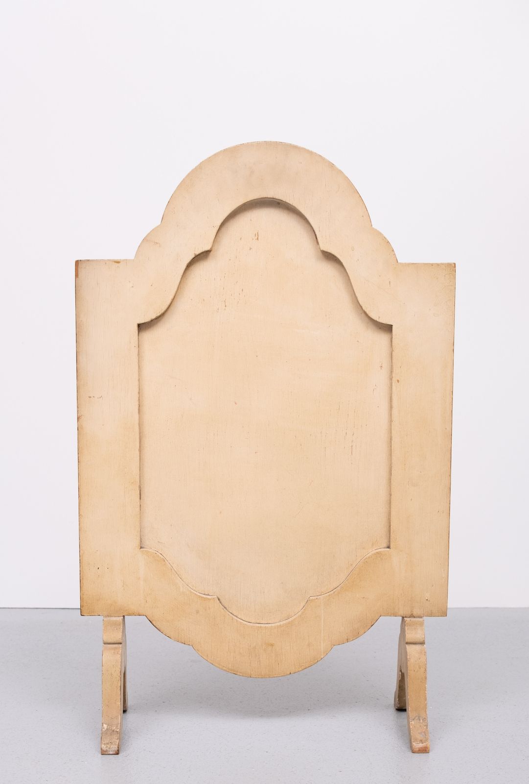 Geembosseerd Leren Haardscherm, Ca. Jaren 1950, Italië photo furniture